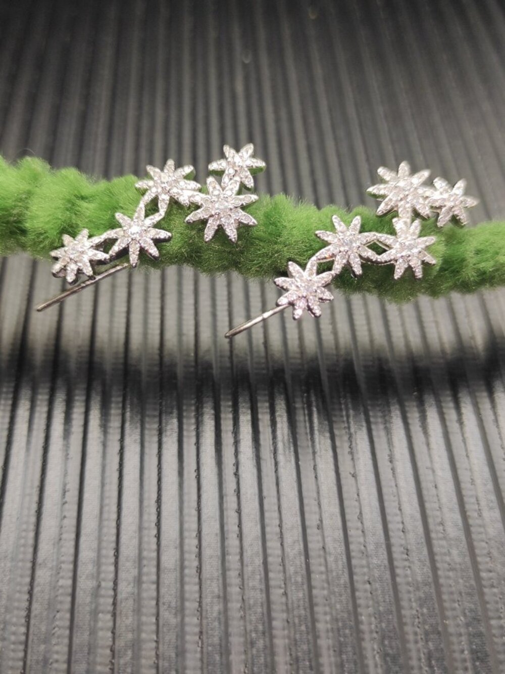 David Yurman 925 Silver Earrings with Original Pouch